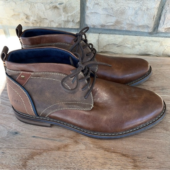 Freeman 1921 Brent Chukka Brown Mens Boots Size 9W - Picture 6 of 12